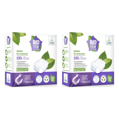 Tabletki do zmywarek BIOSTAR Cleaning Products Bioaktywne - 100 szt.