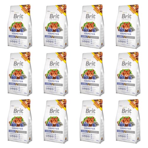 Karma dla gryzoni BRIT Animals Hamster Complete 12 x 300 g