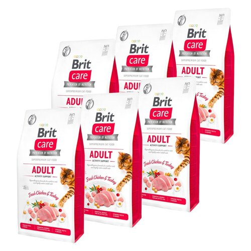 Karma dla kota BRIT CARE Grain-Free Adult Indyk i Kurczak 6 x 2 kg