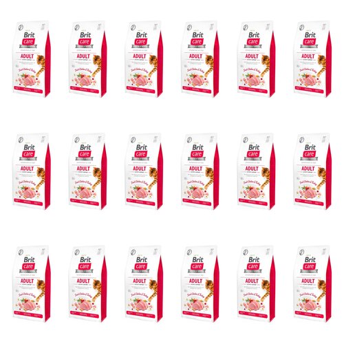 Karma dla kota BRIT CARE Grain-Free Adult Indyk i Kurczak 18 x 2 kg