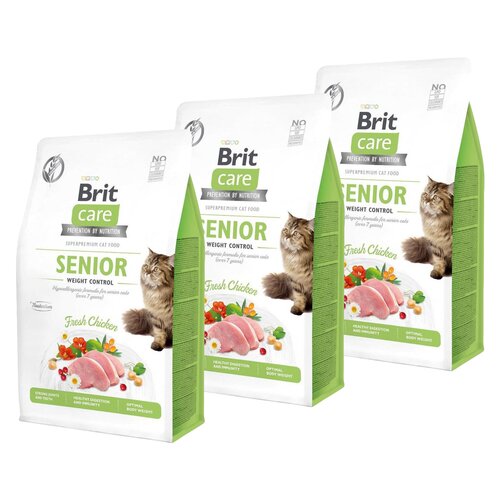 Karma dla kota BRIT CARE Grain-Free Weight Control Kurczak 3 x 400 g
