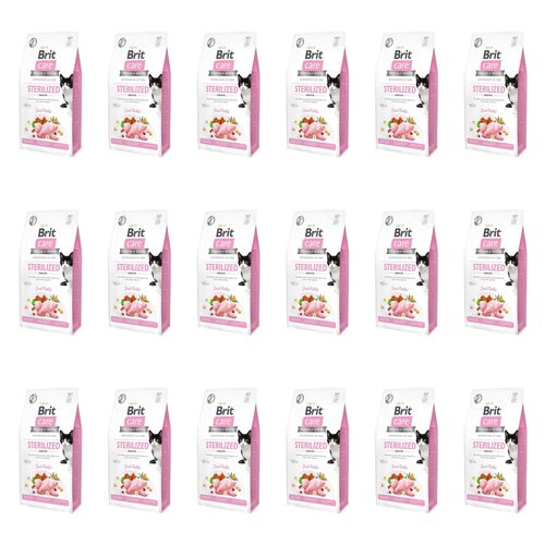 Karma dla kotów BRIT CARE Grain Free Sterilized Sensitive z królikiem 18 x 0.4 kg