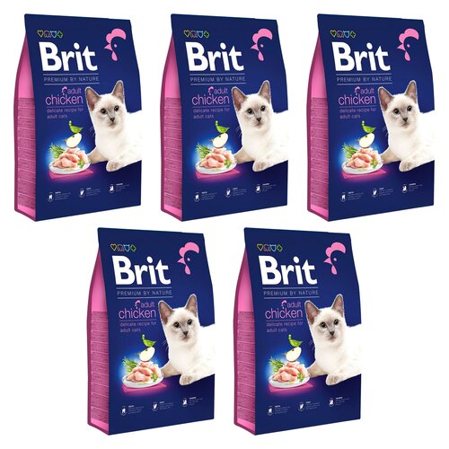Karma dla kota BRIT Premium By Nature Kurczak 5 x 300 g