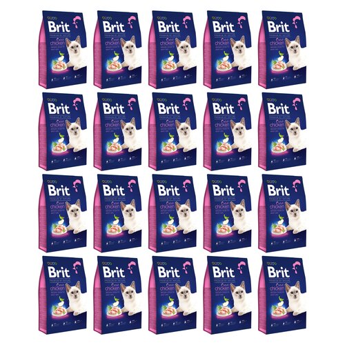 Karma dla kota BRIT Premium By Nature Kurczak 20 x 300 g
