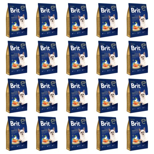 Karma dla kota BRIT Premium by Nature Łosoś 20 x 300 g