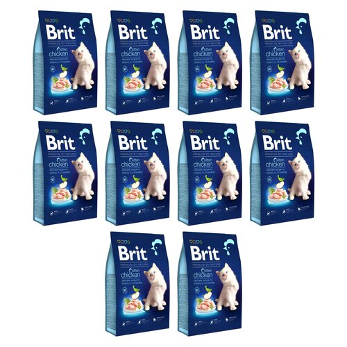 Karma dla kota BRIT Premium By Nature Junior Kurczak 10 x 300 g