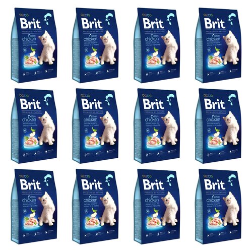 Karma dla kota BRIT Premium By Nature Junior Kurczak 12 x 800 g
