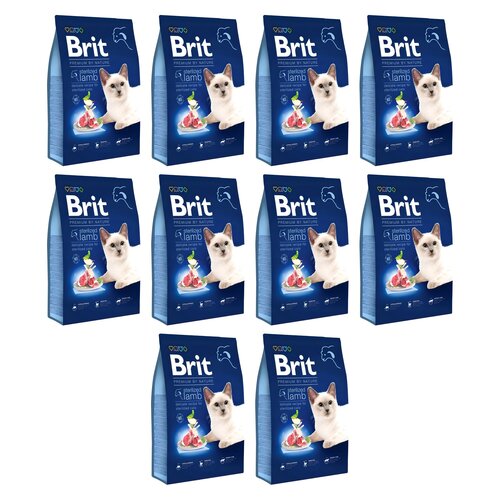 Karma dla kota BRIT Premium By Nature Sterilized Jagnięcina 10 x 300 g
