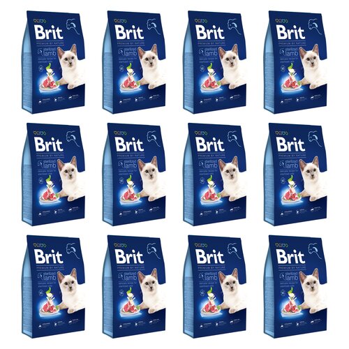 Karma dla kota BRIT Premium by Nature Sterilized Jagnięcina 12 x 800 g