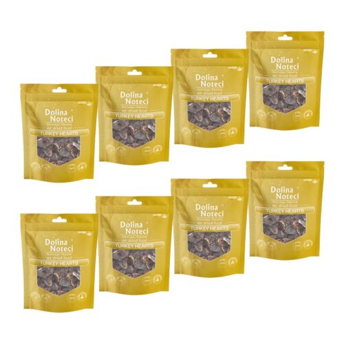 Przysmak dla psa DOLINA NOTECI Natural Treats Serca z indyka 8 x 150 g