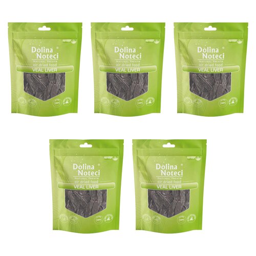 Przysmak dla psa DOLINA NOTECI Natural Treats Wątroba Cielęca 5 x 150 g