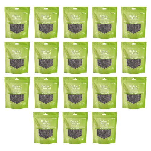 Przysmak dla psa DOLINA NOTECI Natural Treats Wątroba Cielęca 18 x 150 g