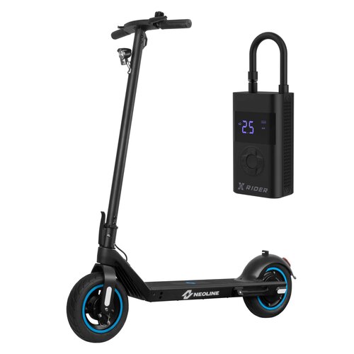 Hulajnoga elektryczna NEOLINE T28 Czarny + Pompka rowerowa XRIDER z funkcją powerbank XR00AP01