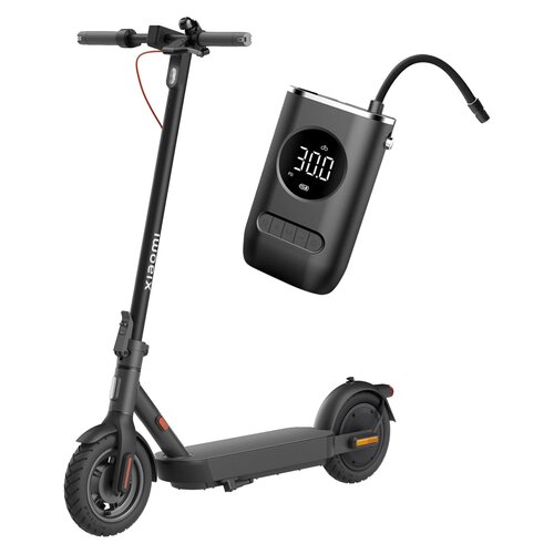 Hulajnoga elektryczna XIAOMI Electric Scooter 4 Pro (2nd Gen) 60km 400W 10" Czarny + Pompka rowerowa BECOOL BC-PP2508