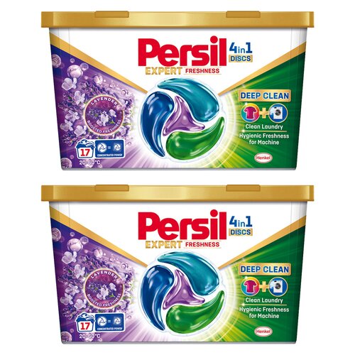 Kapsułki do prania PERSIL Discs Expert 4 in 1 Lavender - 34 szt.
