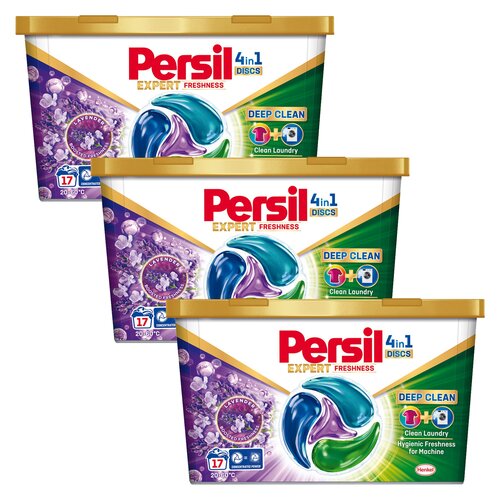 Kapsułki do prania PERSIL Discs Expert 4 in 1 Lavender 51 szt.