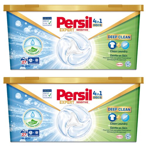 Kapsułki do prania PERSIL Discs Expert 4 in 1 Sensitive - 54 szt.