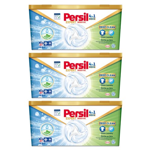Kapsułki do prania PERSIL Discs Expert 4 in 1 Sensitive 81 szt.