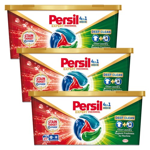 Kapsułki do prania PERSIL Discs Expert 4 in 1 Stain 81 szt.