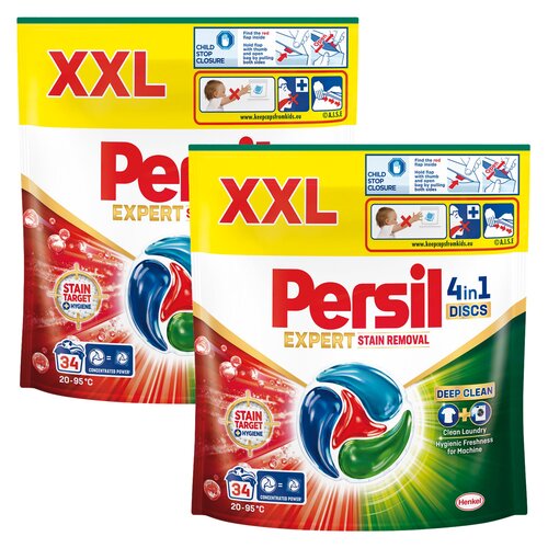 Kapsułki do prania PERSIL Discs Expert 4 in 1 Stain - 68 szt.