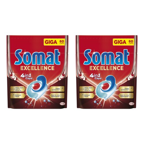 Tabletki do zmywarki SOMAT Excellence 4 in 1 - 120 szt.