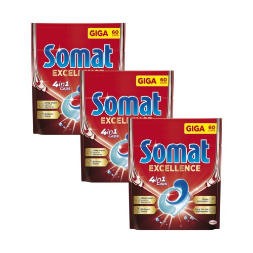 Tabletki do zmywarki SOMAT Excellence 4 in 1 - 180 szt.