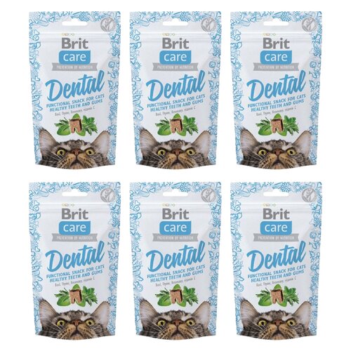 Przysmak dla kota BRIT CARE Snack Dental 6 x 50 g