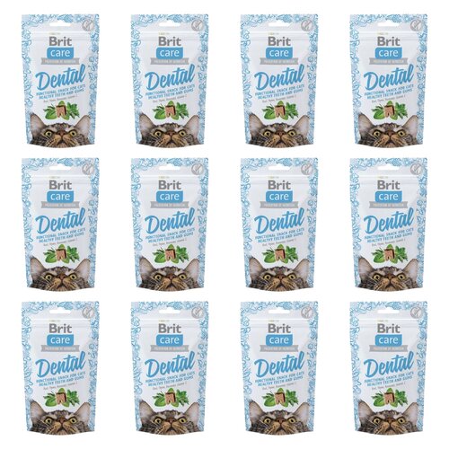 Przysmak dla kota BRIT CARE Snack Dental 12 x 50 g