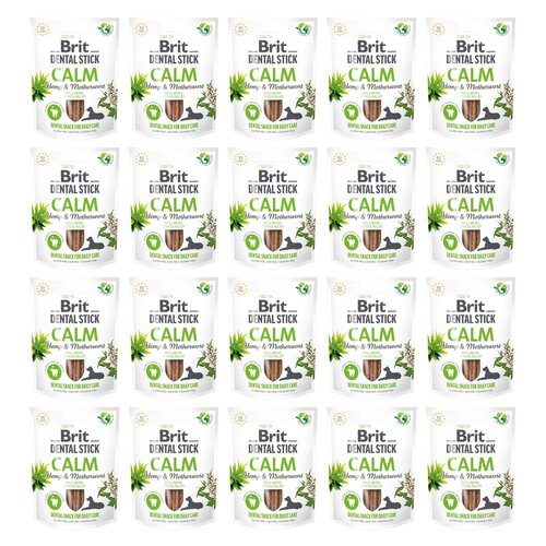 Przysmak dla psa BRIT Dental Stick Calm Hemp & Materwort 20 x 251 g