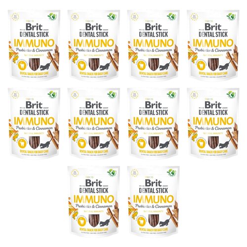 Przysmak dla psa BRIT Dental Stick Immuno Probiotics & Cinnamon 10 x 251 g