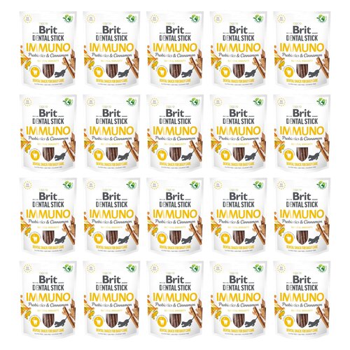 Przysmak dla psa BRIT Dental Stick Immuno Probiotics & Cinnamon 20 x 251 g