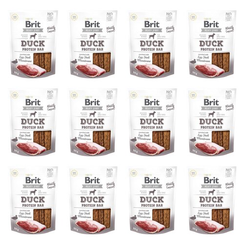 Przysmak dla psa BRIT Jerky Duck Protein Bar 12 x 80 g