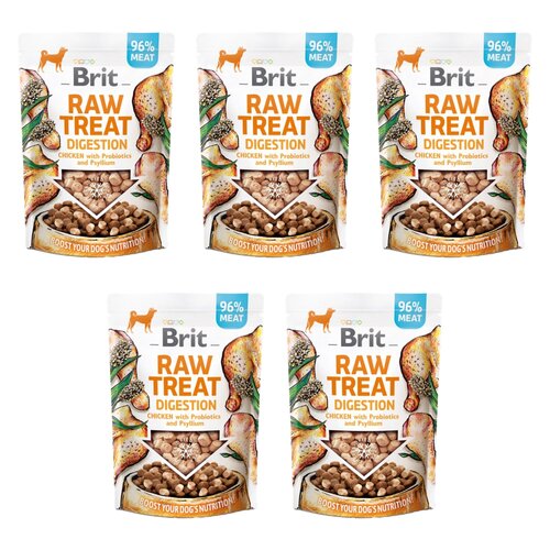 Przysmak dla psa BRIT RAW Digestion Chicken 5 x 40 g