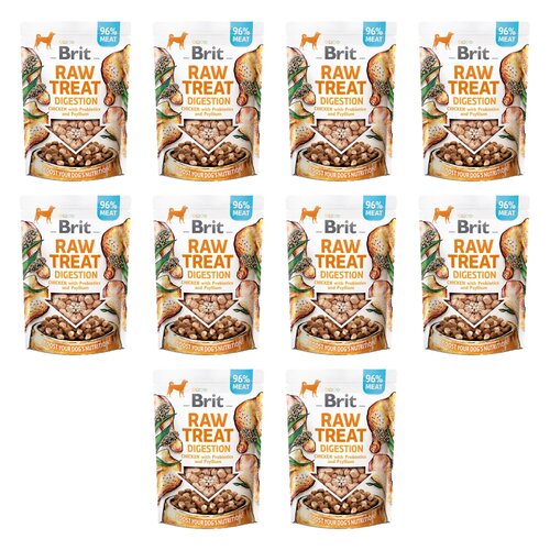 Przysmak dla psa BRIT RAW Digestion Chicken 10 x 40 g