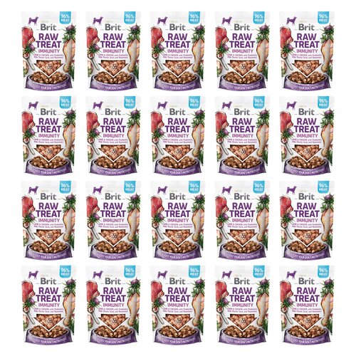 Przysmak dla psa BRIT RAW Immunity Lamb & Chiken 20 x 40 g
