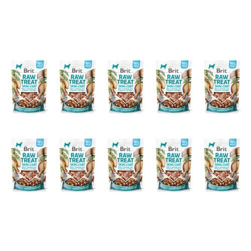 Przysmak dla psa BRIT RAW Skin & Coat Fish & Chiken 10 x 40 g