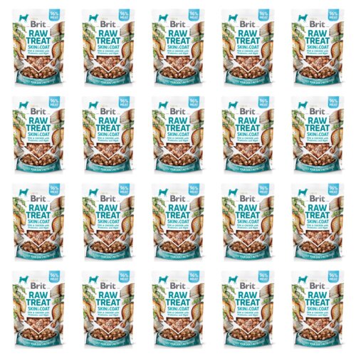 Przysmak dla psa BRIT RAW Skin & Coat Fish & Chiken 20 x 40 g