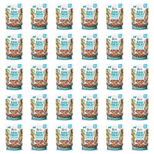 Przysmak dla psa BRIT RAW Skin & Coat Fish & Chiken 30 x 40 g