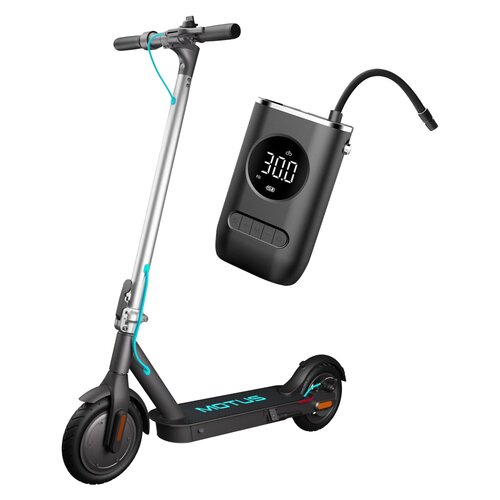Hulajnoga elektryczna MOTUS Scooty 8.5 Lite 19km 250W 8.5" Szary + Pompka rowerowa BECOOL BC-PP2508