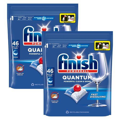 Kapsułki do zmywarki FINISH Powerball Quantum All in 1 Fresh - 92 szt.