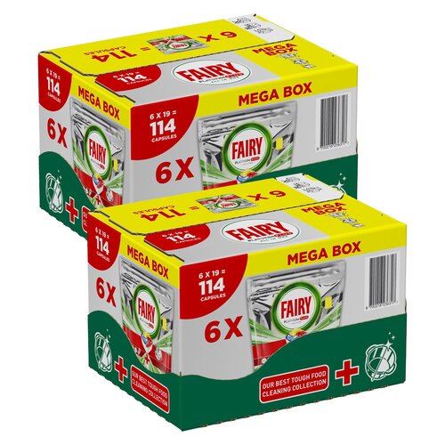 Kapsułki do zmywarki FAIRY Platinum Plus All in One Lemon - 228 szt.