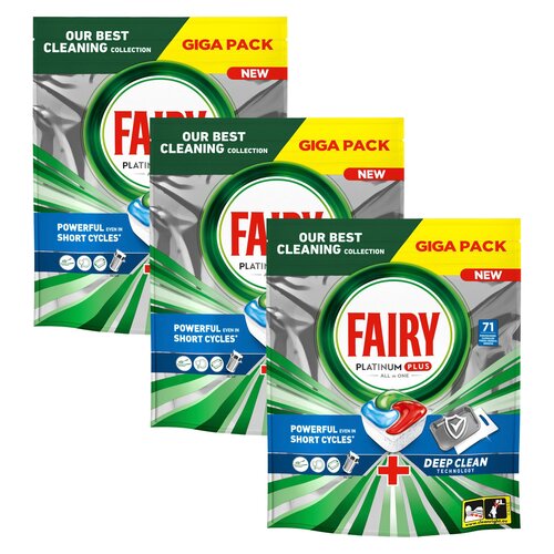 Kapsułki do zmywarki FAIRY Platinum Plus All in One Blue - 213 szt.