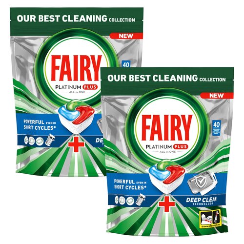 Kapsułki do zmywarki FAIRY Platinum Plus All in One Blue - 80 szt.