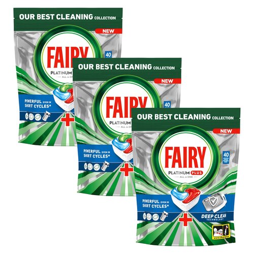 Kapsułki do zmywarki FAIRY Platinum Plus All in One Blue - 120 szt.