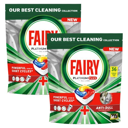 Kapsułki do zmywarki FAIRY Platinum Plus All in One Lemon - 72 szt.