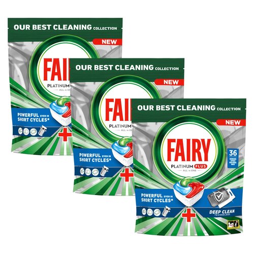 Kapsułki do zmywarki FAIRY Platinum Plus All in One Blue - 108 szt.
