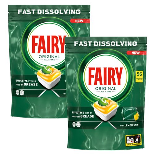 Kapsułki do zmywarki FAIRY Original All in One Lemon - 112 szt.