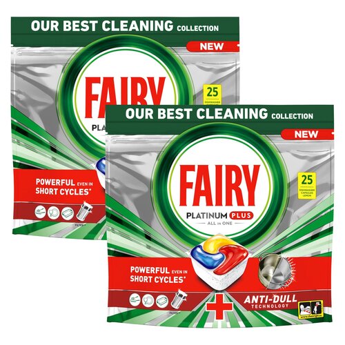 Kapsułki do zmywarki FAIRY Platinum Plus All in One Lemon - 50 szt.