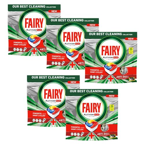 Kapsułki do zmywarki FAIRY Platinum Plus All in One Lemon - 125 szt.