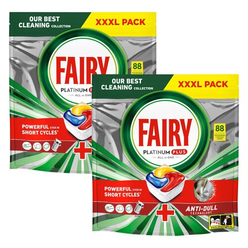 Kapsułki do zmywarki FAIRY Platinum Plus All in One Lemon - 176 szt.
